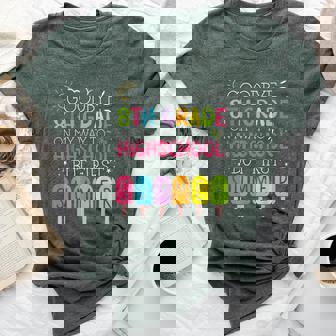 Goodbye 8Th Grade Graduation To Highschool But First Summer Bella Canvas T-shirt | Seseable CA