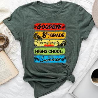 Goodbye 8Th Grade Summer Graduation Teacher Kid Bella Canvas T-shirt - Monsterry