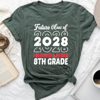 Graduation 2024 Future Class Of 2028 8Th Grade Bella Canvas T-shirt - Seseable