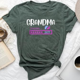 Grandma 2023 Loading For Pregnancy Announcement Bella Canvas T-shirt - Monsterry DE