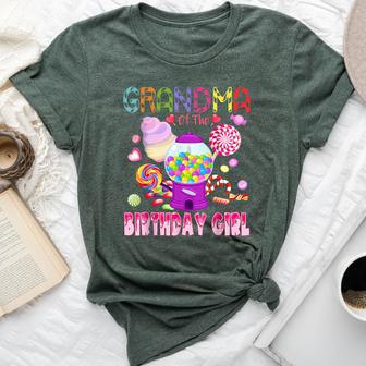 Grandma Of The Birthday Girl Candyland Candy Birthday Bella Canvas T-shirt - Monsterry