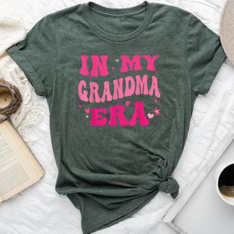 In My Grandma Era Baby Announcement For Grandma Mother's Day Bella Canvas T-shirt - Monsterry
