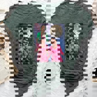 Grandma Howling At Moon Three Granny Moon Bella Canvas T-shirt - Thegiftio