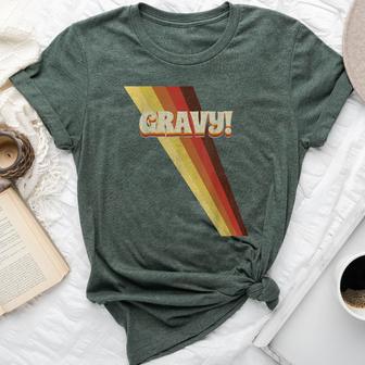 Gravy Seventies 70'S Cool Vintage Retro Style Bella Canvas T-shirt - Monsterry