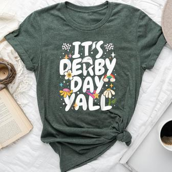 Groovy Horse Racing Derby Day Costume Ky Sports Suppliers Bella Canvas T-shirt | Mazezy