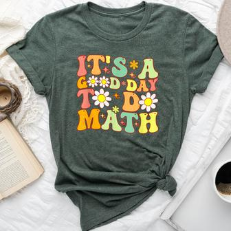 Groovy Its A Good Day To Do Math Math Teacher Women Bella Canvas T-shirt - Thegiftio UK