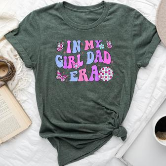 Groovy Retro In My Girl Dad Era Daddy Fathers Day Bella Canvas T-shirt - Seseable