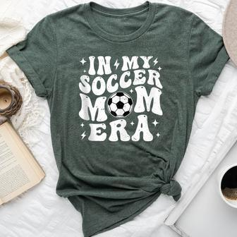 Groovy Soccer Mom Life In My Soccer Mom Era Football Bella Canvas T-shirt - Monsterry AU