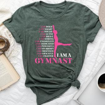 I Am A Gymnast Gymnastics Girls Boys Retro Sports Bella Canvas T-shirt - Monsterry AU