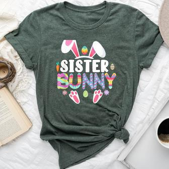 Happy Easter Day 2024Ears Family Matching Sister Bunny Bella Canvas T-shirt | Mazezy