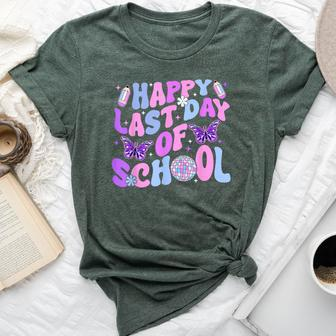 Happy Last Day Of School Teacher Boy Girl Grad Hello Summer Bella Canvas T-shirt | Mazezy