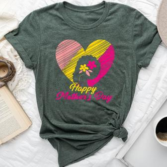 Happy Mother's Day 2024 For Mom Grandma Love Bella Canvas T-shirt - Seseable
