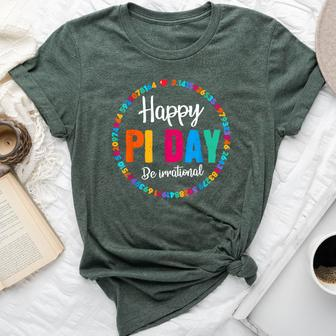 Happy Pi Day Pie Math Coach Teacher Pi Day Lover Nerdy Bella Canvas T-shirt | Mazezy
