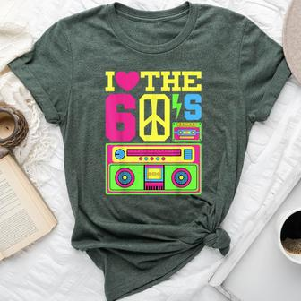 Heart 60S Fashion 1960S Theme Party Outfit Sixties Costume Bella Canvas T-shirt | Mazezy