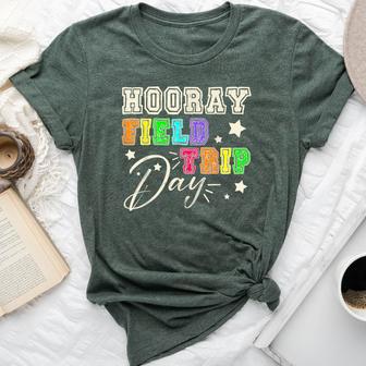 Hooray School Field Day Trip 2024 Teacher Student Cute Bella Canvas T-shirt - Monsterry UK