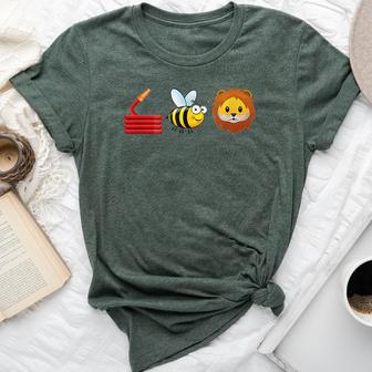 Hose Bee Lion I Am A Firefighter Bella Canvas T-shirt - Monsterry