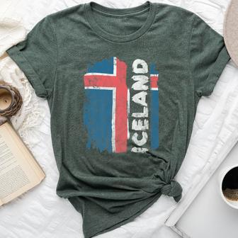 Iceland Proud Flag Icelandic Pride Women Bella Canvas T-shirt - Monsterry AU