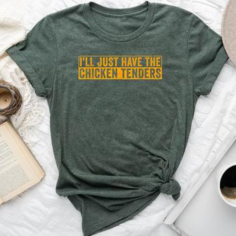 I'll Just Have The Chicken Tenders Retro Bella Canvas T-shirt - Monsterry