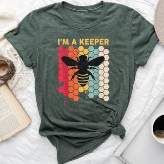 I'm A Bee Keeper Honey Beekeeping Husband Bella Canvas T-shirt - Monsterry