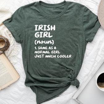 Irish Girl Definition Ireland Bella Canvas T-shirt - Thegiftio UK