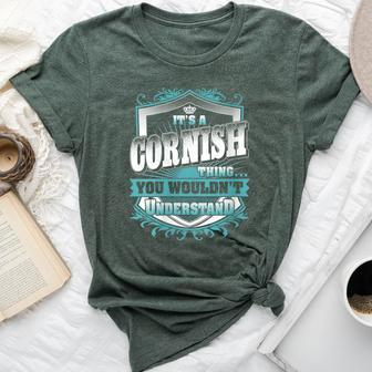It's A Cornish Thing You Wouldn't Understand Name Vintage Bella Canvas T-shirt - Seseable