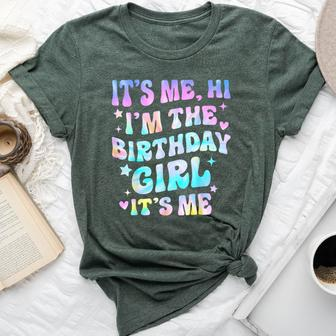 It's Me Hi I'm Birthday Girl It's Me Groovy For Girls Women Bella Canvas T-shirt - Seseable