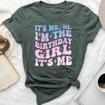 It's Me Hi I'm The Birthday Girl It's Me Birthday Party Bella Canvas T-shirt | Mazezy