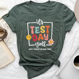 It's Test Day Yall Do Best School Exam Teacher Student Bella Canvas T-shirt - Seseable