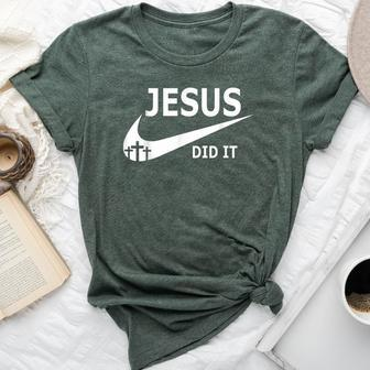 Jesus Did It For Jesus Bella Canvas T-shirt - Seseable