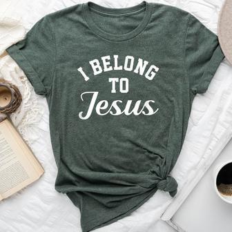 Jesus Religion And I Belong To Jesus Bella Canvas T-shirt - Thegiftio UK