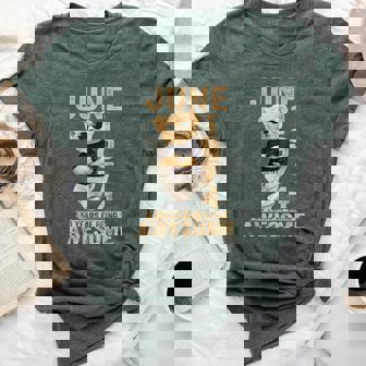 June 50Th Birthday 1974 Awesome Teddy Bear Bella Canvas T-shirt - Seseable