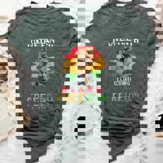 Junenth Celebrate Black Freedom Day Graphic Bella Canvas T-shirt | Mazezy
