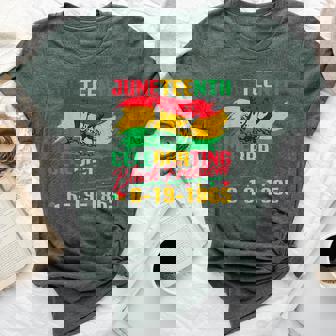 Junenth Celebrating Black Freedom 1865 African Men Bella Canvas T-shirt | Mazezy