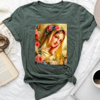 Our Lady Virgin Mary Holy Mary Mother Mary Vintage Bella Canvas T-shirt - Monsterry AU