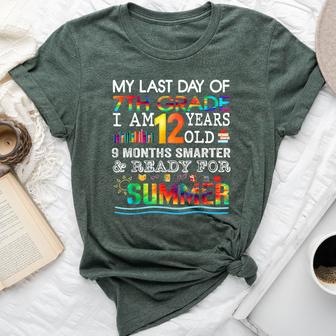 My Last Day Of 7Th Grade I'm 12 Years Old Summer Tie Die Bella Canvas T-shirt - Monsterry CA