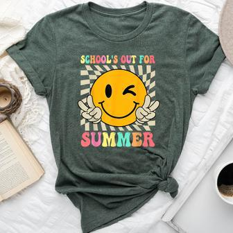 Last Day Of School Schools Out For Summer Teacher Kid Bella Canvas T-shirt - Thegiftio UK