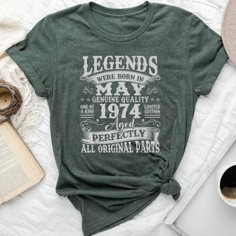 Legend Since May 1974 Vintage 50Th Birthday Bella Canvas T-shirt - Monsterry