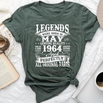 Legends Since May 1964 Vintage 60Th Birthday Women Bella Canvas T-shirt - Monsterry