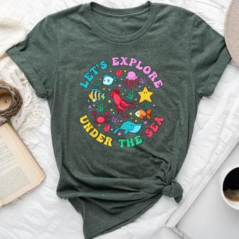 Let's Explore Under The Sea Teacher Student Back To School Bella Canvas T-shirt - Monsterry UK