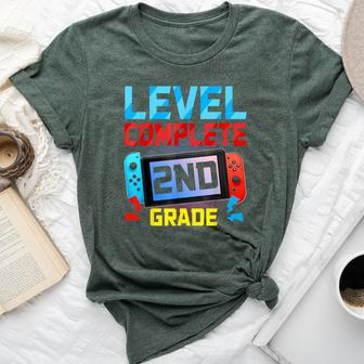 Level Complete 2Nd Grade Video Game Last Day Of School Bella Canvas T-shirt - Seseable