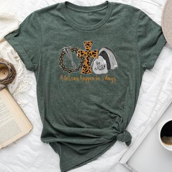 A Lot Can Happen In 3 Days Vintage Christian Easter Day Bella Canvas T-shirt | Mazezy