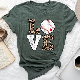 Love Baseball Girls Baseball Lover Bella Canvas T-shirt - Monsterry