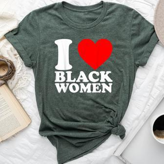 I Love Black Black Is Beautiful Black Pride Proud Bella Canvas T-shirt - Thegiftio UK