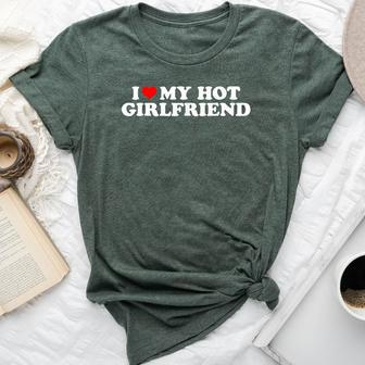 I Love My Hot Girlfriend I Heart My Hot Girlfriend Bella Canvas T-shirt - Monsterry AU