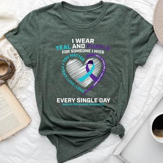 In Loving Memory Suicide Prevention Awareness Bella Canvas T-shirt - Monsterry DE