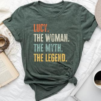Lucy Woman Myth Legend Best Name Lucy Bella Canvas T-shirt - Seseable