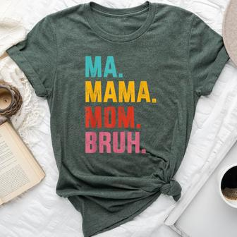 Ma Mama Mom Bruh Vintage For Birthday Christmas Bella Canvas T-shirt - Thegiftio UK