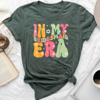 Maid Of Honor In My Bridesmaid Era Groovy Bachelorette Bella Canvas T-shirt | Seseable FR