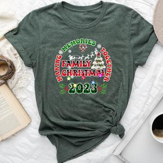 Making Memories Together Christmas Family 2023 Kid Bella Canvas T-shirt - Seseable