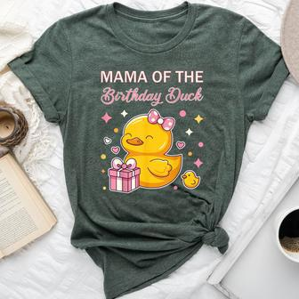 Mama Of The Birthday Duck Christmas Anime Party Outfit Bella Canvas T-shirt - Monsterry UK
